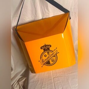 Barsalino Empty Hat Box Yellow/gold/rare Find